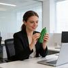 Stress Relief Spiral Cucumber Toy 3D Printed Stretch Cucumber Fidget Toy Vegetable Sculpture Figurine Decoration Ornament