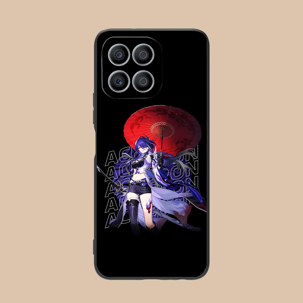 HSR Acheron Matte TPU Mobile Phone Case for Honor 90 80 70 60 50 30 20 10 9 8 7 Pro S SE Lite 5G Colorful Printing Cover