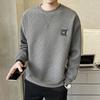 Sweat-shirt ample à manches longues en coton pour homme, style coréen, tendance, automne 2023