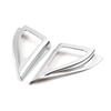 For Hyundai Creta IX25 2016-2018 Front A Pillar Audio Speaker Cover Frame Trim Car Decoration Accessories ABS Sticker