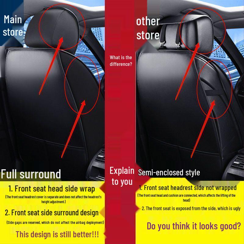 Four Seasons Universal Full Wrap Car Seat Cushion Cover