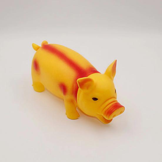 Screaming Pig Squeaky Toy with Realistic Sound Soft TPR Stress Relief Fidget for Kids Adults Cute Animal-Shaped Decompression Gadget