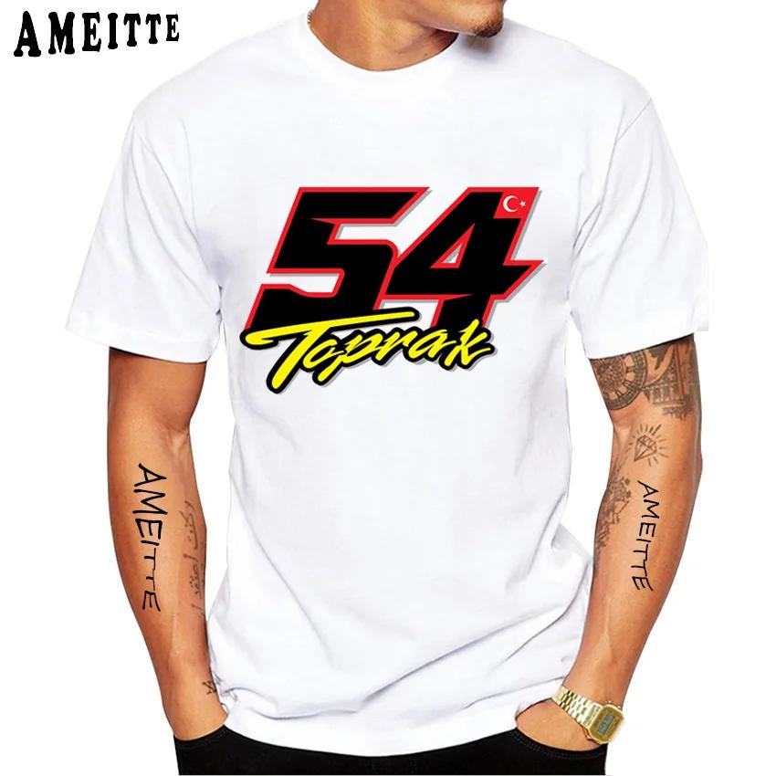 Toprak Razgatlioglu 54 Nummer 1 2023 T-shirt Ny Sommar Män Kortärmad Hip Hop Casual Skjorta Harajuku Hip Hop Sport Vit T-shirt