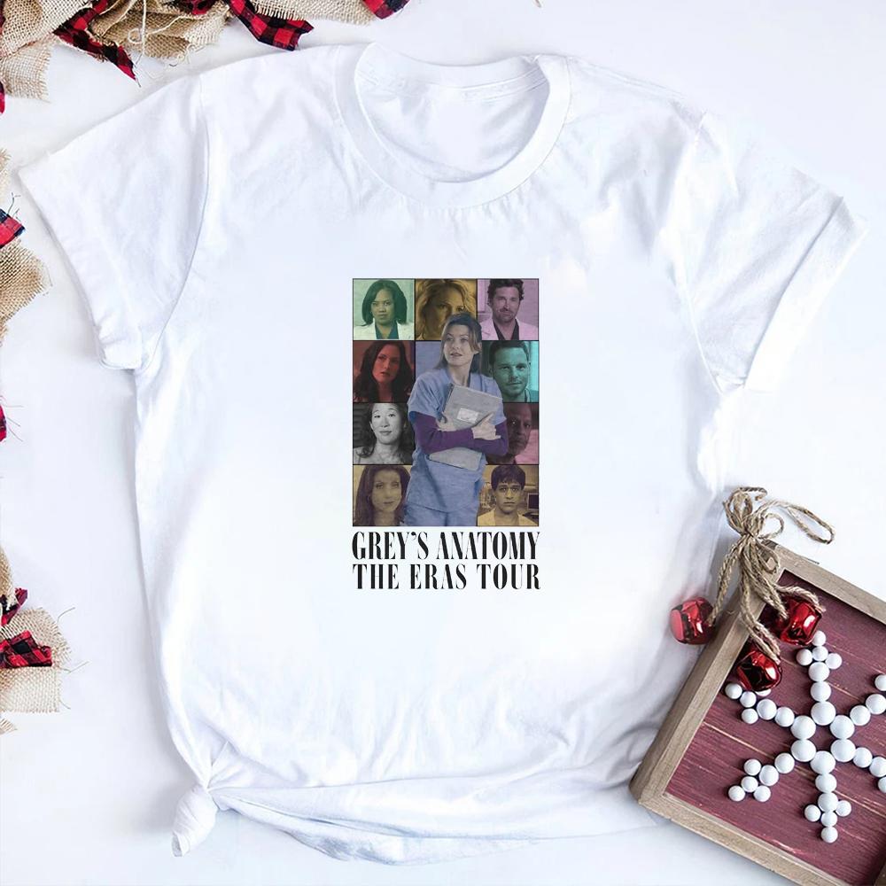 Tricou Grey'S Anatomy The Og X Eras Cămașă Grey'S Anatomy Vintage Gri Sloan Memorial Hospital cu mânecă scurtă Serial TV medical