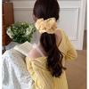 Dotted Pattern Lightweight Hair Elastic Springtime Fresh Style Ponytail Accessory For Women Casual Daily Hair Management Tool