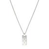 Signature Patchwork Design Shiny 925 Silver Necklace Unisex Necklace 814852J8400
