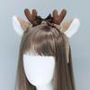 1 kus Cosplay uši jelena čelenka Unisex sobí parohy čelenka Lolita Vánoční párty ozdoba hlavy Festivalová pokrývka hlavy