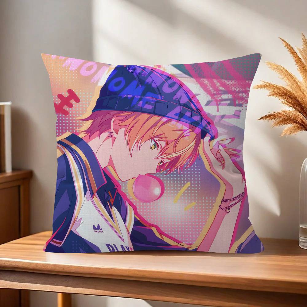 Anime Singer Akito Shinonome  Pillow Cushion Cover Pillowcase Living Room Sofa Home Decor Customized