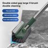 3 In 1 Floor Brush Scrubber Long Handle Scrape Stiff Bristle Scrubber Brush Grout Brush Tile Brush for Cleaning Shower Bathroom