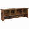 Wall Mounted Nightstand Smoked Oak 75 X 16 X 26 Cm