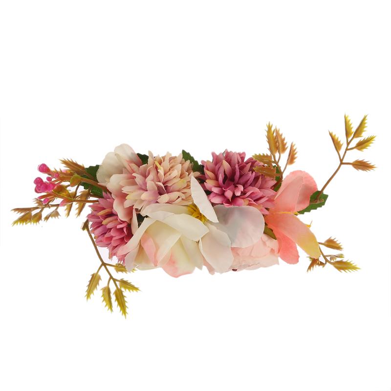 Fabric Flower Hair Combs Women Hair Clips Flora Hairpin For Wedding Bridal Hair Accessories Party Headwear