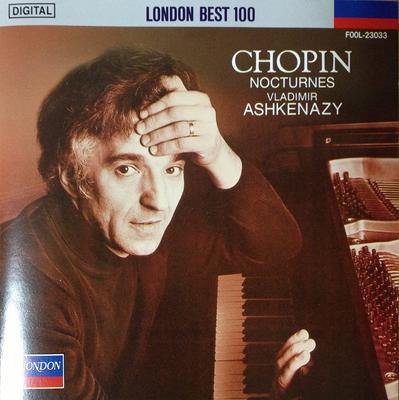 CD ASHKENAZY (VLADIMIR); CHOPIN - Chopin Nocturne Selection F00L23033 London Records 1989 Japan Classical Used