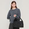 Bolsa de ombro quadrada Qualate Tote (Preto), RD23D16BKF0-7000026014