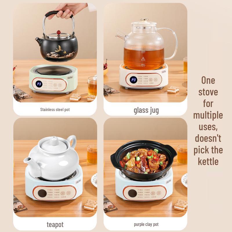 Ceainic Electric Mini Multifuncțional și Infuzor de Ceai
