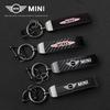 Calfskin Car Keychain Zinc Alloy Auto Keyring Accessories For MINI Cooper R56 F56 R50 JCW Cabrio Aceman Countryman Clubman WORKS  Rdxzk11