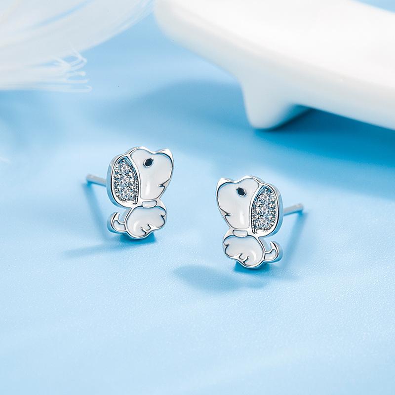 New 925 Sterling Silver Earrings Fashion AAA Zircon For Women Exquisite Student Girlfriend Jewelry Accessories Wedding PartyGood product