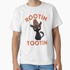 Rootin Tootin Cowboy Cat Classic T-Shirt T-Shirt Made In US/AUS Size S-2XL Unisex T-Shirt