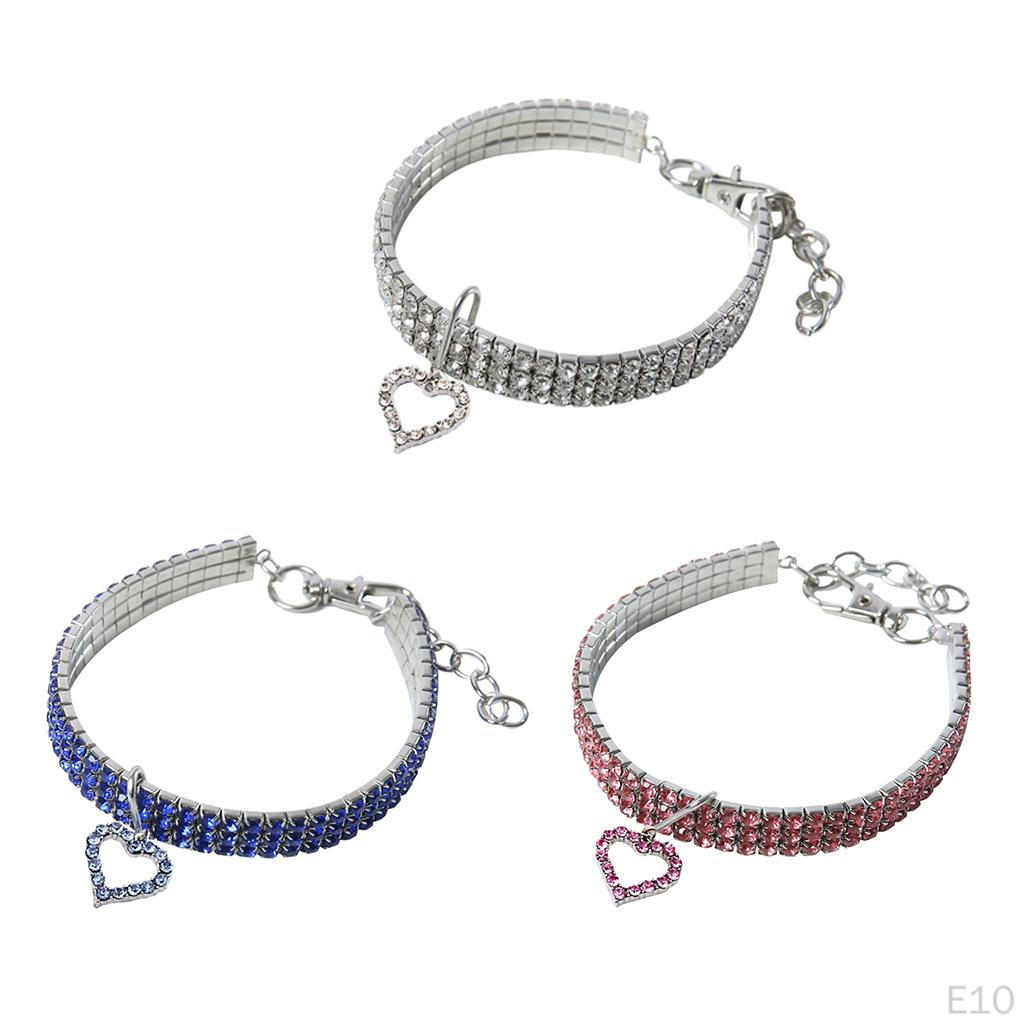 Ketting Hondenhalsband Strass S/M/L