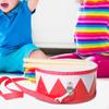8 Inch Kids Drum Set Children Waist Marching 8inch Wooden Toy for Baby