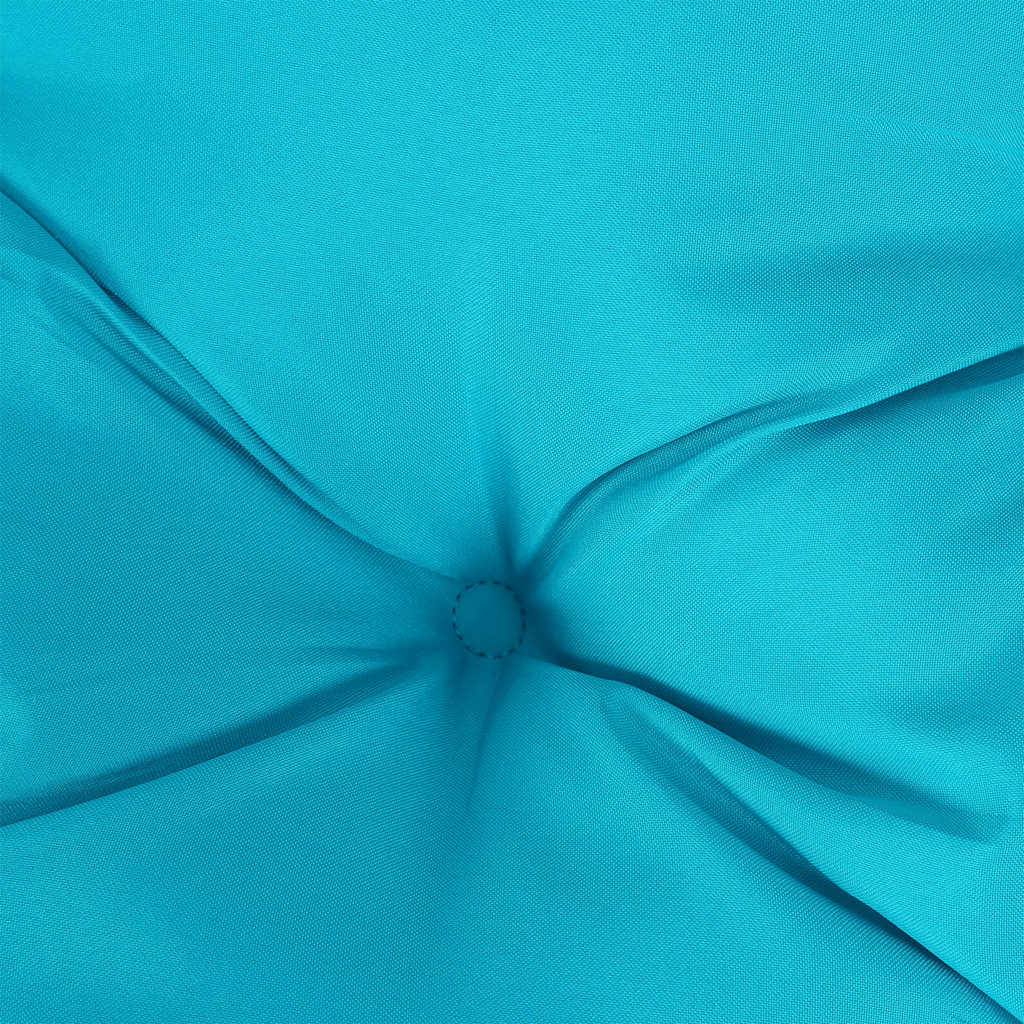 Garden Bench Cushions 2 Pcs. Turquoise 100 X 50 X 7 Cm Fabric