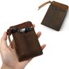 Belt Clip Outdoor Tool Pouch Black/Brown EDC Pouch Pocket Leather EDC Organizer Flashlight
