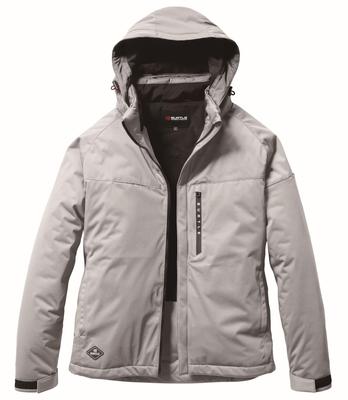 Stretch Hooded Insulated Jacket (Unisex) Fall/Winter Ash Gray 3260 60 XL