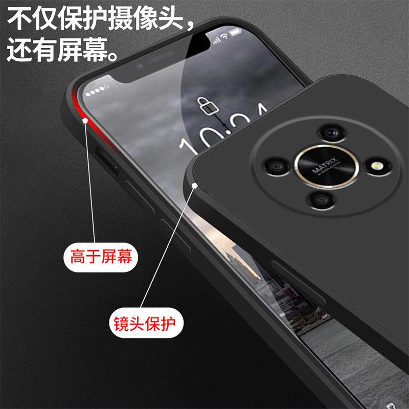 Applicable To Honor X11 Mobile Phone Case Honor Protective Case Liquid Soft Silicone All-inclusive Anti-drop Male and Female Shell