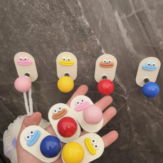 Zelfklevende Cartoon Haak Badkamer Handdoekhaak Waterdichte Leuke Muurhaak voor Keukengerei Slaapkamer