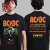 AC DC Koncert Zespołu Lato 2025 Trasa po Europie Plakat Klasyczny T-shirt Męski i Damski Rodzic-dziecko Nadrukowany Krótki Rękaw