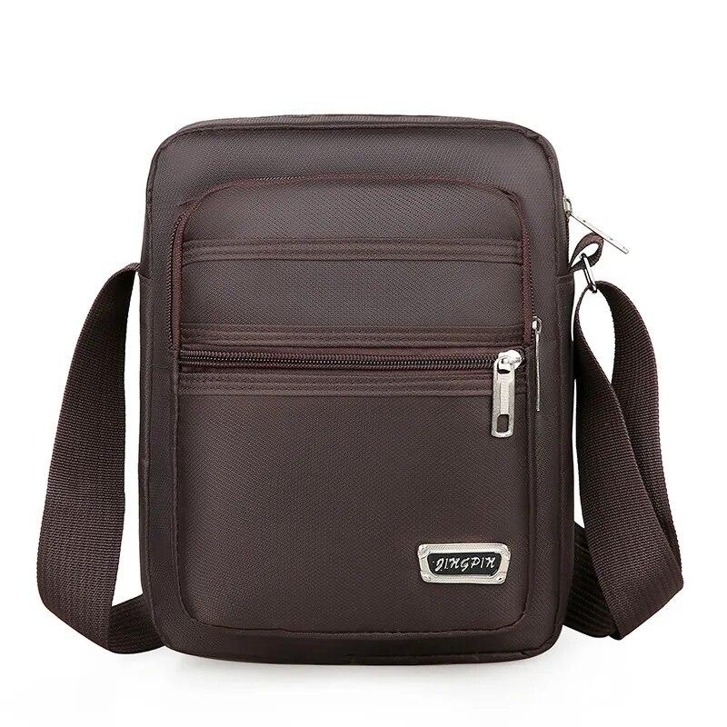 Business Leisure Herren Umhängetasche Große Kapazität Tragbare Handtasche Mehrschichtig Wasserdicht Schultertasche Für Pendler
