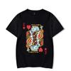 Love Heart Card KQ Print Couple Tee Y2K Fashion King Queen Harajuku Style TShirt Funny Boyfriend  Girlfriend Love Tshirts