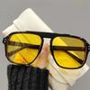 New Square Anti-glare Sunglasses Fashion Trendy Versatile Outdoor Sun Glasses for Street Shooting