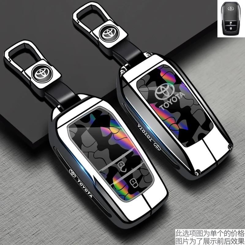 Car Remote Key Case Cover Shell For Toyota Corolla Prius Camry CHR C-HR RAV4 Altis Land Cruiser Prado Protector Keyless