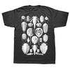 Novelty Awesome Crew Neck Tshirt Cotton Black Trilobites By Haeckel Fossils Geology New Men's Short Sleeve Geologist T-shirt