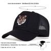 1 Pezzo Unisex Animale Tigre Ricamato Cuciture Cappello a Rete da Baseball Esterno Regolabile Protezione Solare Cappello per il Tempo Libero Primavera Autunno Viaggio Vacanza