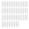50Pcs Fishing Hook Steel Swivels Spring Single Rings Fishing Tackle Accessory