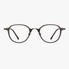 Neoretro 2350 Titanium Eyeglass Frames Brown