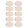 Gel Blister Pad Soft Skin Friendly Portable Heel Blister Cushion for Fingers Toes 10pcs