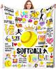 Softball Blanket Soft Cozy Flannel Softballs Throw Blankets Bedding Softball Lovers Merch Gifts for Boys Girls Women Adults Gift