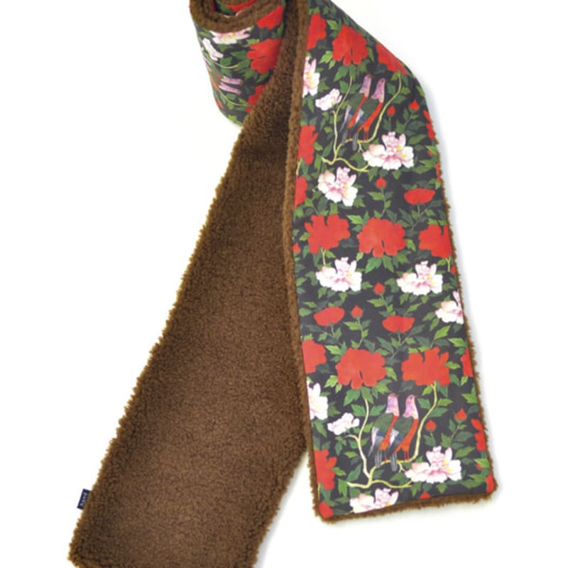 HAUT COLLECTION Huyun Muffler Lovely Birds In Flowers