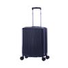 FiL Pake Cerniera di Espansione Opaca 48L quando 3 4 4 Ruote [Asia Luggage] Valigia A.L.I, da Cabina, Funzione, Trasporto, Nero, 40L, espansa, Notti, Notti,