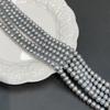 1 String Natural Freshwater Grey Abacus Pearl Beads 7-8mm, 36cm Strand, DIY Jewelry Beads for Handmade Necklace Bracelet Making