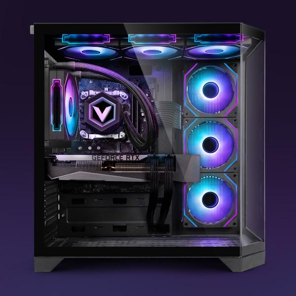 Vibox IV-773 Gaming PC Complet • 27" Écran • Ryzen 7 9700X 5,5 GHz • RTX 5070 12GB • 32GB RAM • 1TB SSD SSD • Windows 11 • WiFi