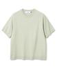 KNITTED Cool Summer Essential Round Short Sleeve Knit Tee Light Mint
