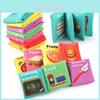 Children's Educational Tear-resistant Water Boilable Palm Book 0-3 Years New Set Cloth Book Toy