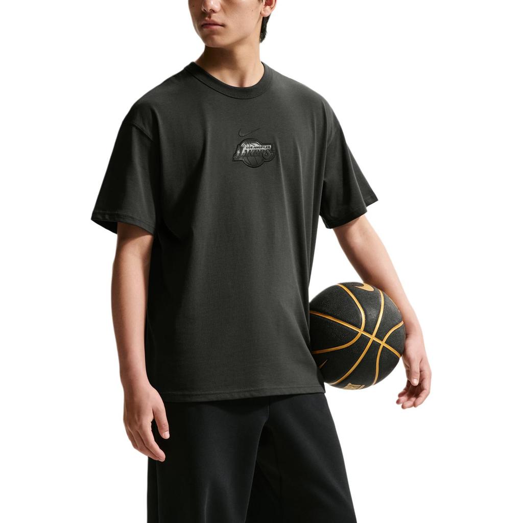 Nike Essentials Los Angeles Lakers Cotton Drop Shoulder Comfortable T-Shirt Men tops HQ9349-070
