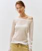 CITTA Sheer Stripe Long Sleeve_Ctt367 (White)