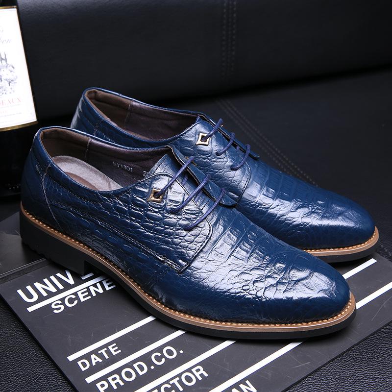 High Quality Big Size Casual Shoes Men Business Breathable Men Casual Shoes Hot Sale Fashion Brand Blue Casual Men Shoes
