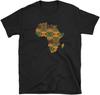 Africa Map Kente Pattern T-shirt