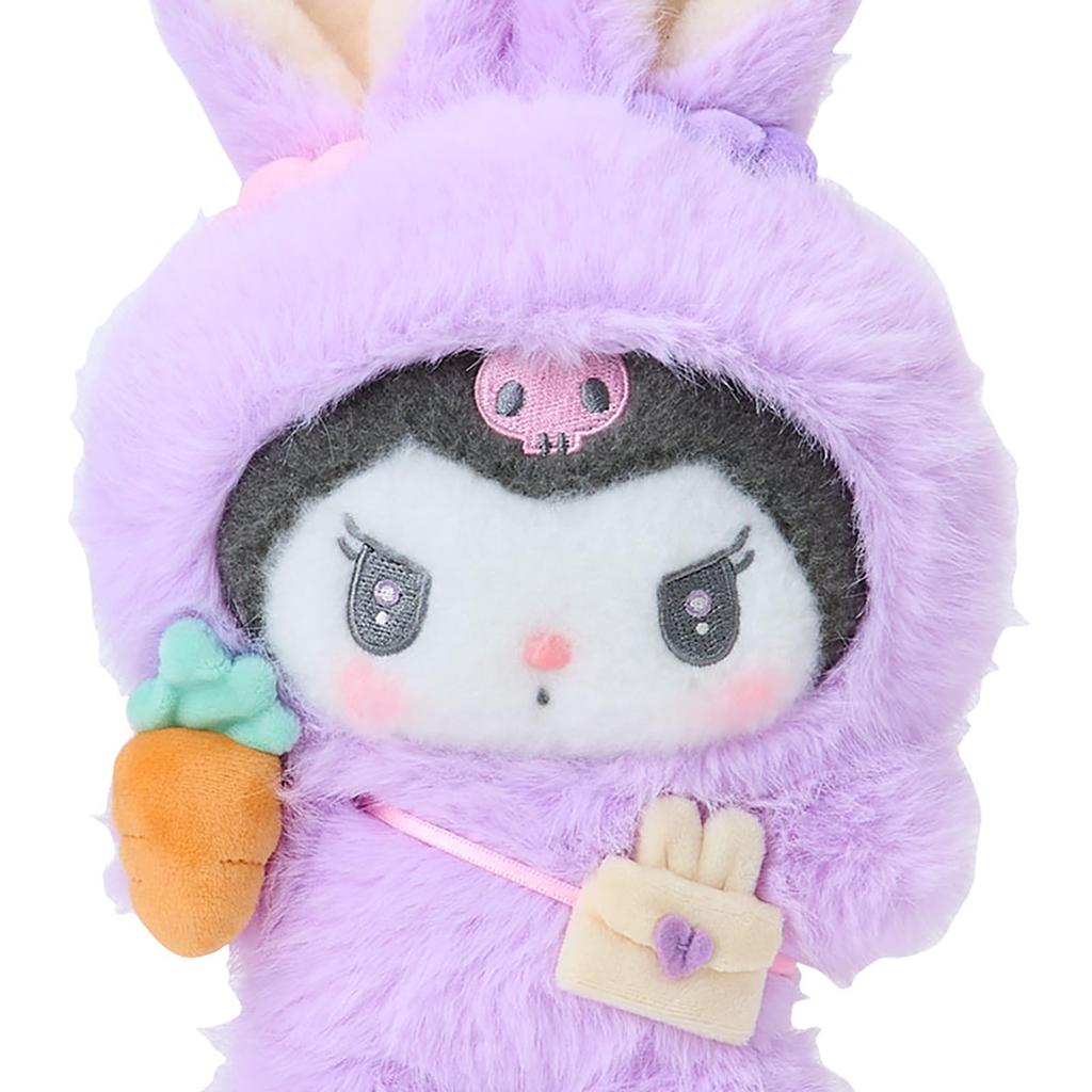 Sanrio Kuromi Plush Toy Fluffy Ears Rabbit Club Suitable for Ages 3 and Up 630683